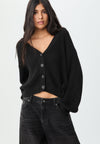 BUTTON-UP - Gilet - black