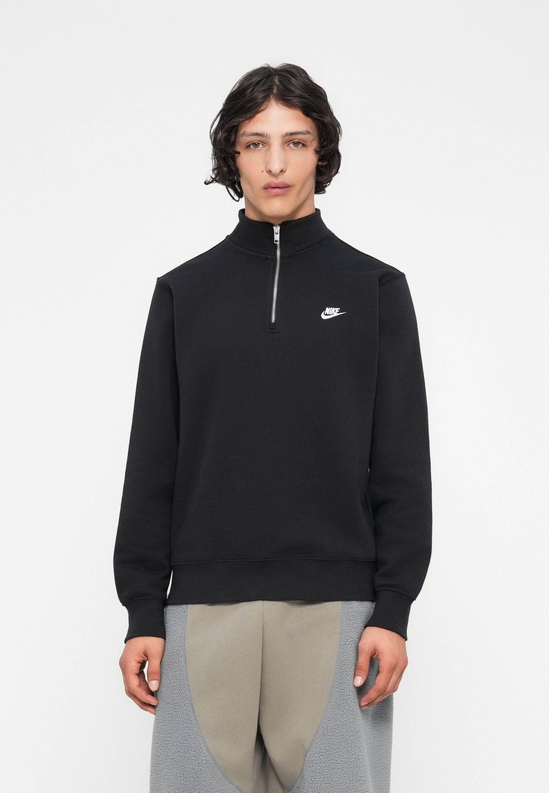 CLUB - Sweatshirt - black/white